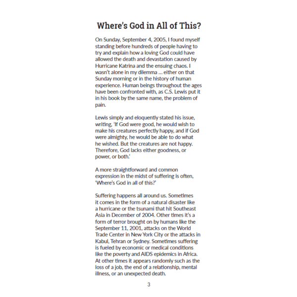 Where’s God in all of This?