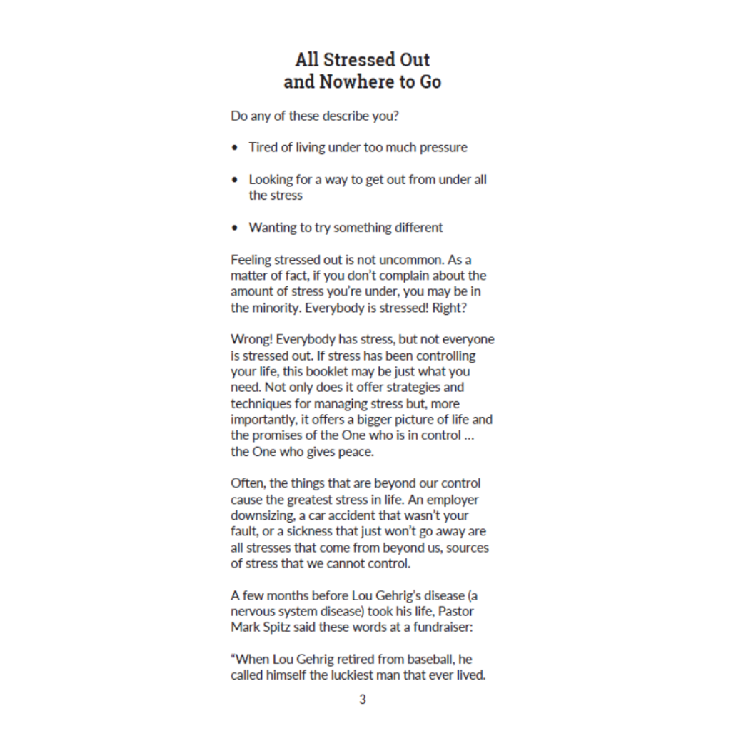 Stressed but Connected