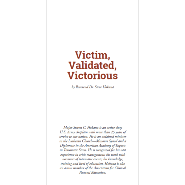 Victim, Validated, Victorious