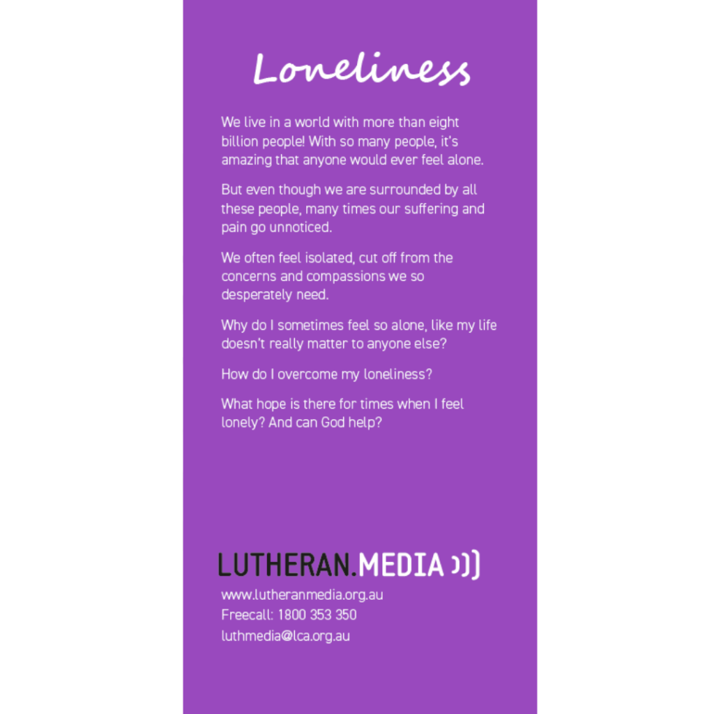 Loneliness Booklet